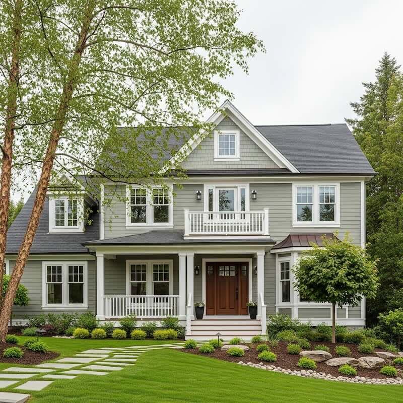 Renovated home after improvements